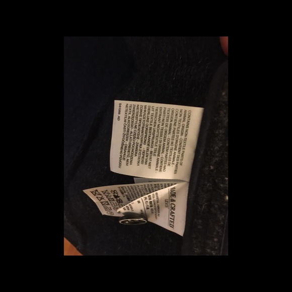 LEVI’S Made&Crafted Indigo Wool Cotton Vest (sz 3) - Picture 7 of 7